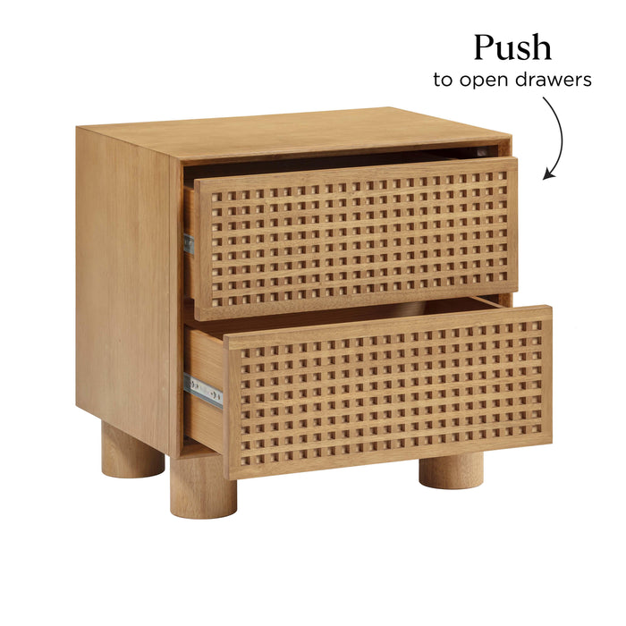 Miles Natural Wood Nightstand