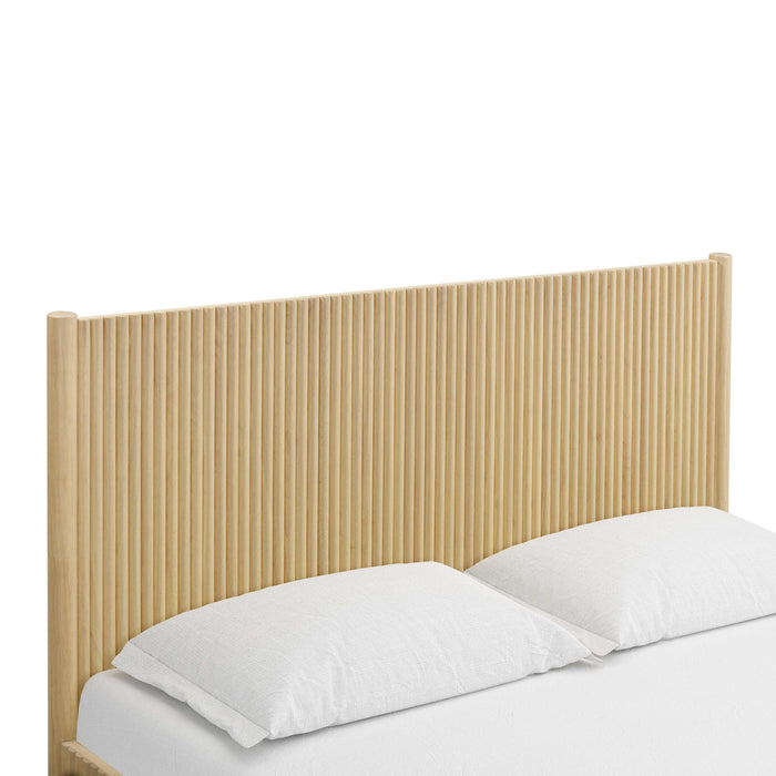 Tyla Natural Wood Queen Bed