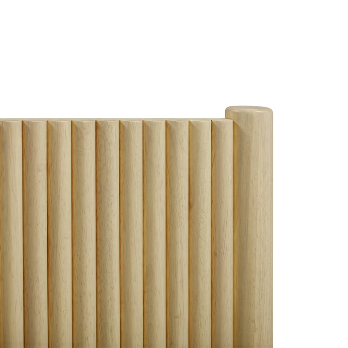 Tyla Natural Wood Queen Bed