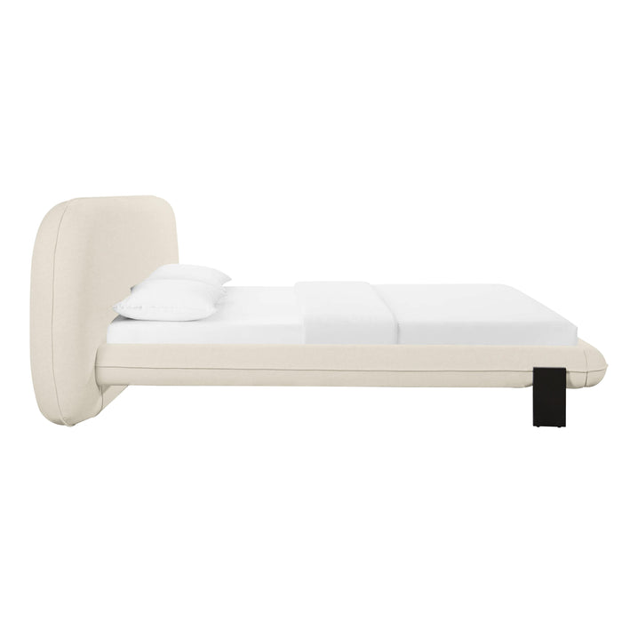 Ophelia Cream Faux Wool UK King Bed
