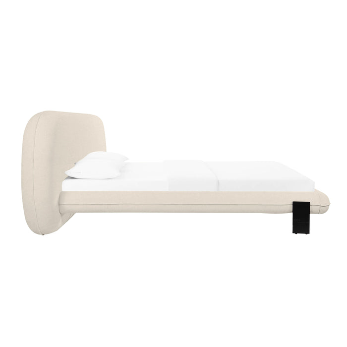 Ophelia Cream Faux Wool UK Super King Bed