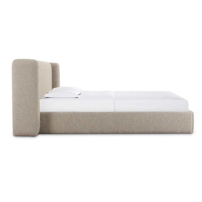 Babette Tan Boucle Queen Bed