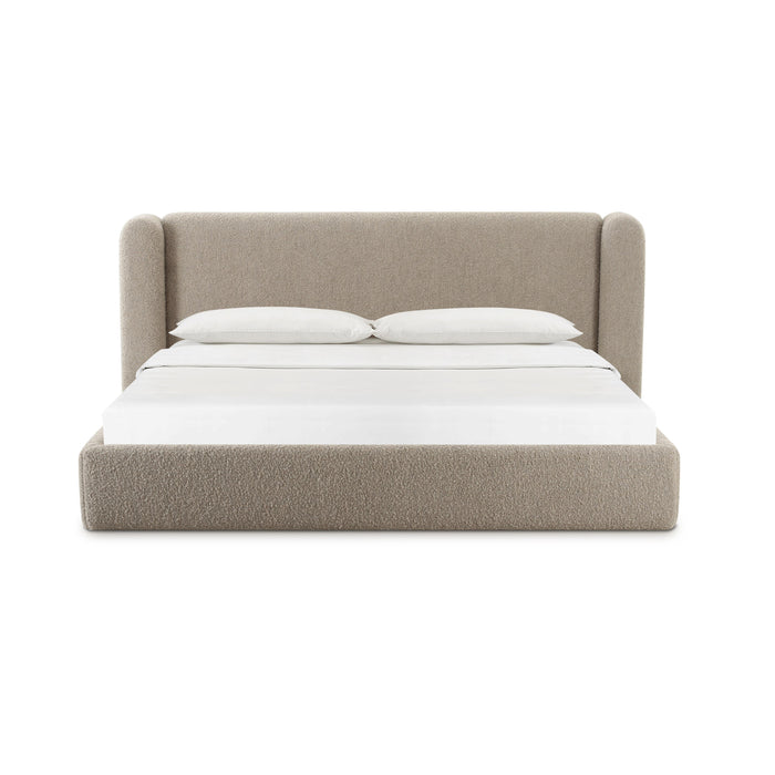 Babette Tan Boucle King Bed
