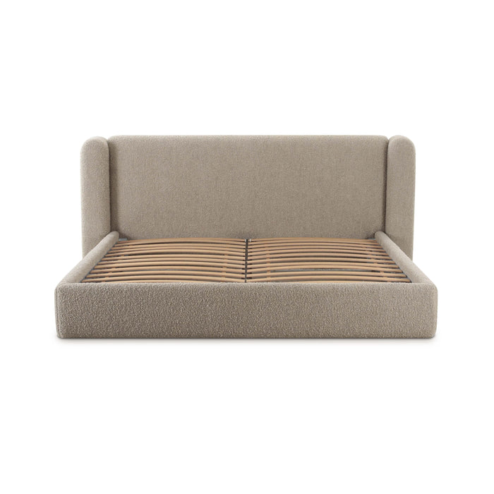 Babette Tan Boucle King Bed