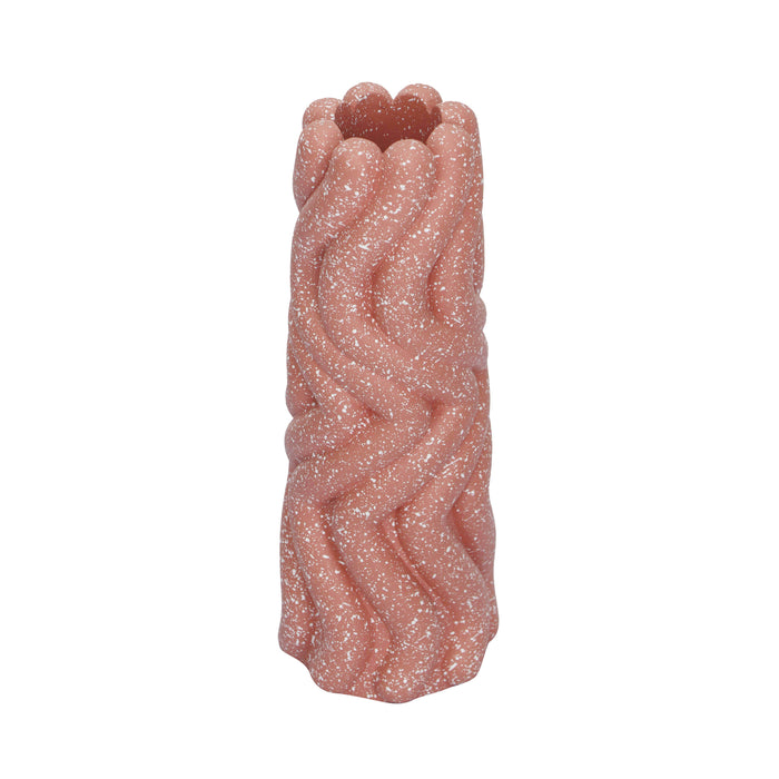Gabby Speckled Salmon Pink Vase