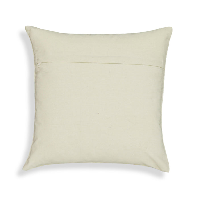 Aztec Cream & Indigo Wool 20 inch Square Accent Cushion