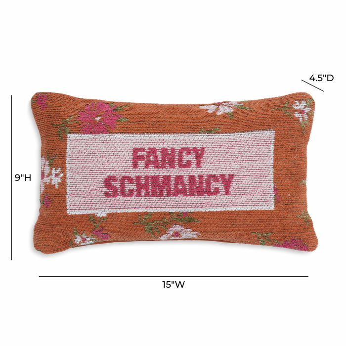 Fancy Schmancy Jacquard Cotton Pillow