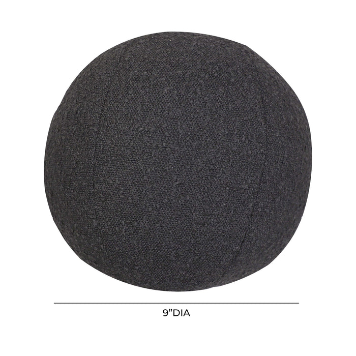 Boba Black Boucle 9 inch Pillow