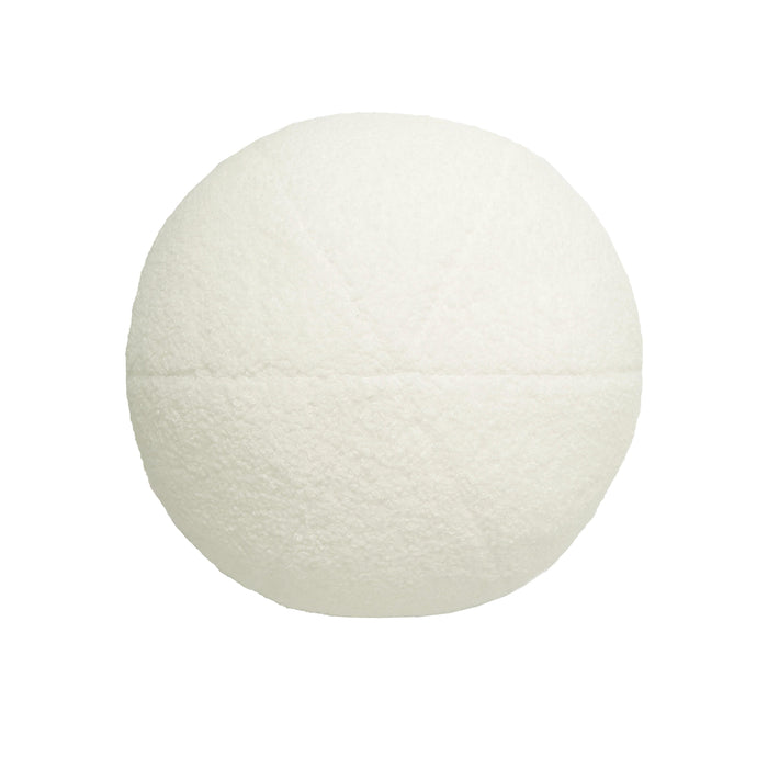 Boba Cream Vegan Shearling 9 inch Pillow