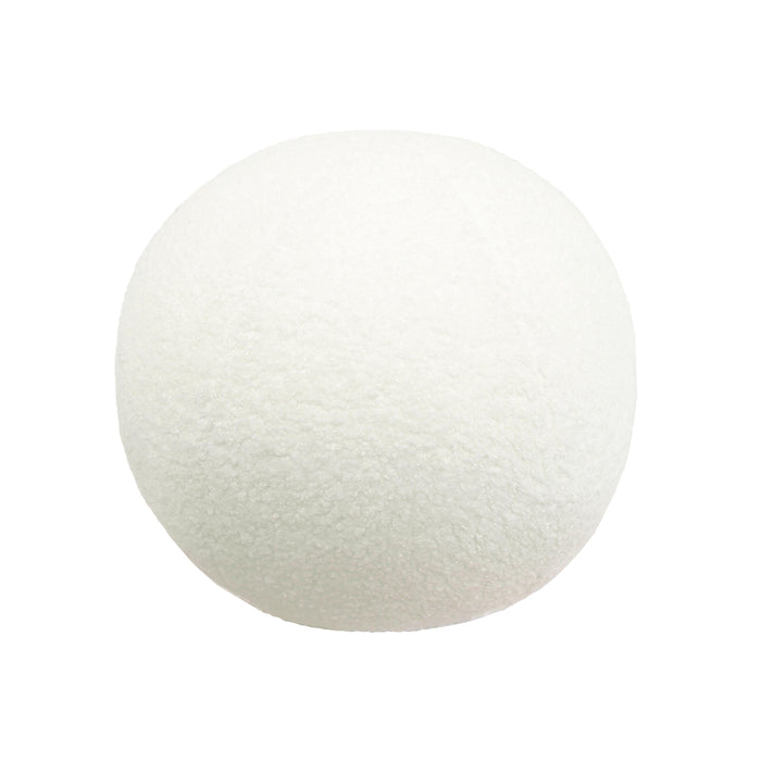 Boba Cream Vegan Shearling 14 inch Pillow