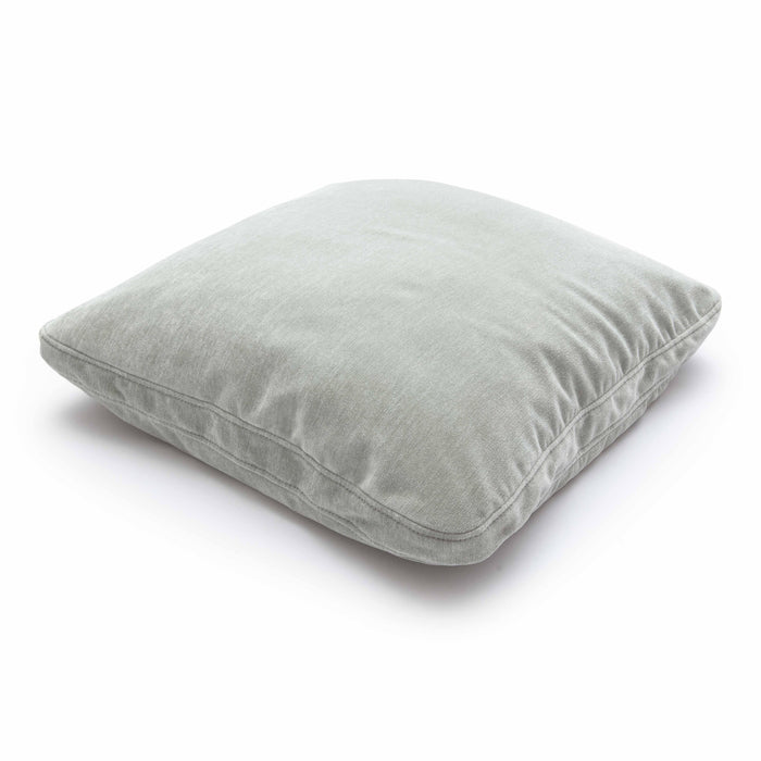 Tipsy Mint Green Upcycled Chenille 20 x 20 inch Square Floppy Pillow