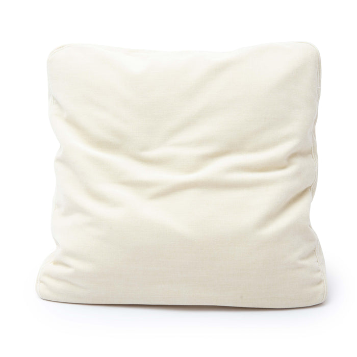 Tipsy Cream Chenille 20 x 20 inch Square Floppy Pillow