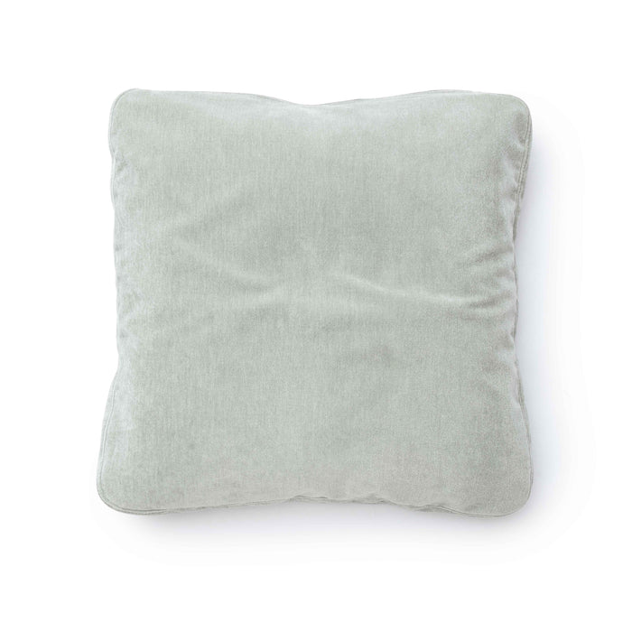 Tipsy Mint Green Upcycled Chenille 24 x 24 inch Square Floppy Pillow