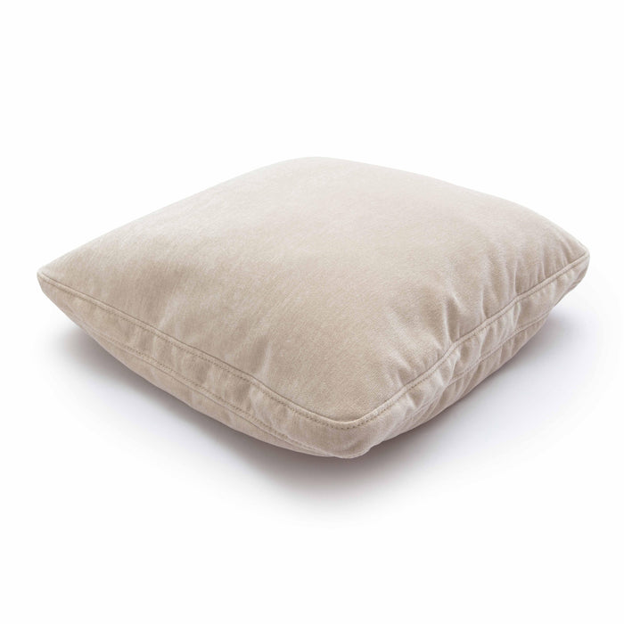 Tipsy Taupe Upcycle Chenille 24 x 24 inch Square Floppy Pillow