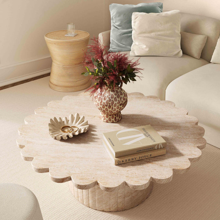 Tipsy Cream Chenille 24 x 24 inch Square Floppy Pillow