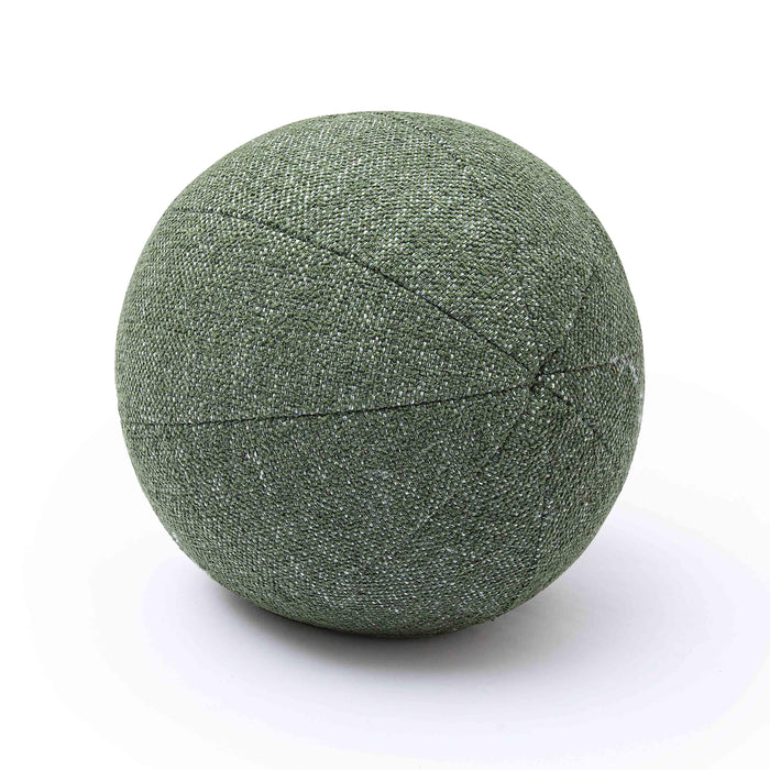 Boba Forest Green Textured Basketweave 14 inch Pillow