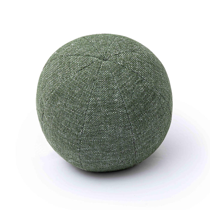 Boba Forest Green Textured Basketweave 9 inch Pillow