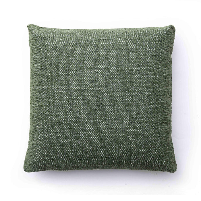 Malolo Green Basketweave 16 inch Square Vegan-Down Pillow - COVER