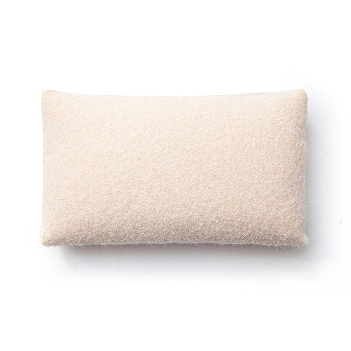 Malolo Rose-Tan Long Mohair 20x12 inch Rectangular Vegan-Down Pillow - COVER