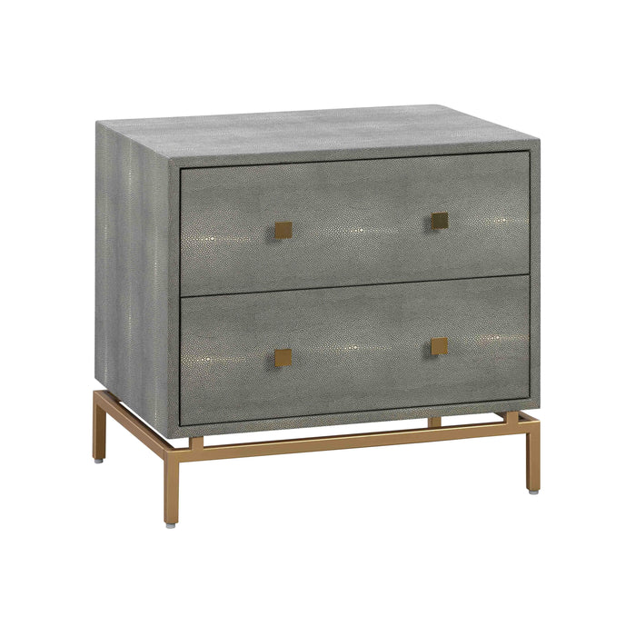 Pesce Shagreen Nightstand - UK