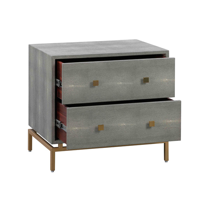 Pesce Shagreen Nightstand - UK