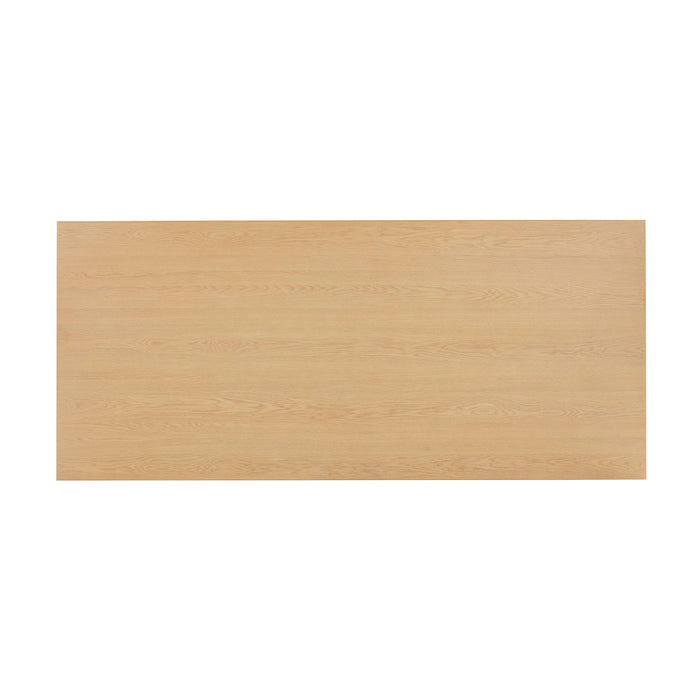 Chelsea Natural Oak Wood Rectangular Dining Table - UK