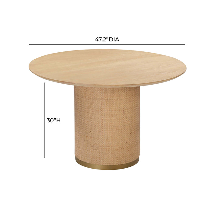 Akiba 47 inch Round Dining Table - UK