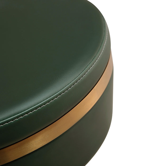 Astro Malachite Green and Gold Adjustable Stool - UK