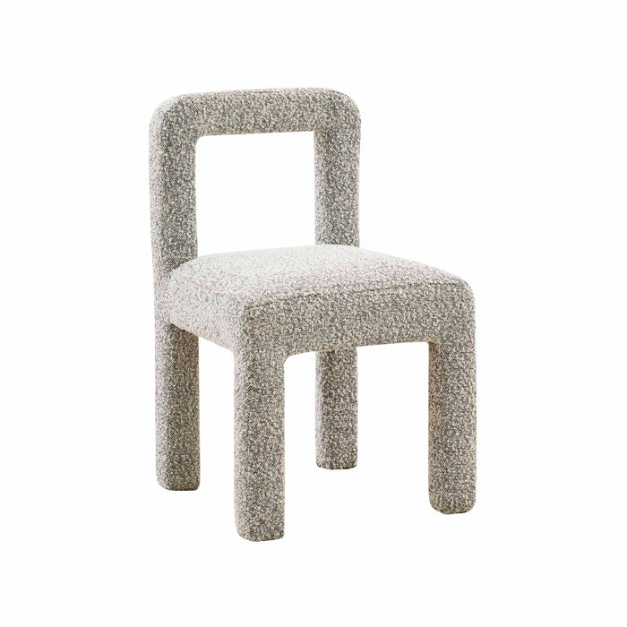 Hazel Grey Boucle Dining Chair - UK