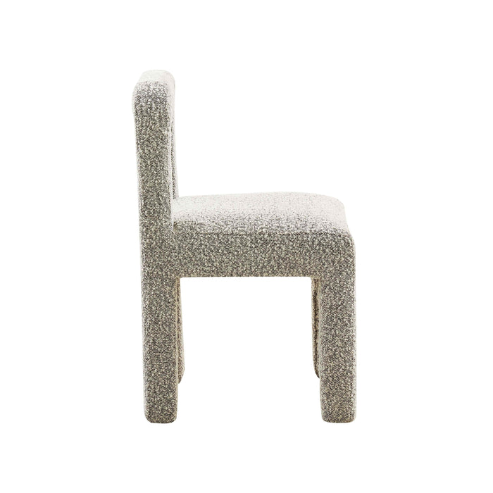 Hazel Grey Boucle Dining Chair - UK