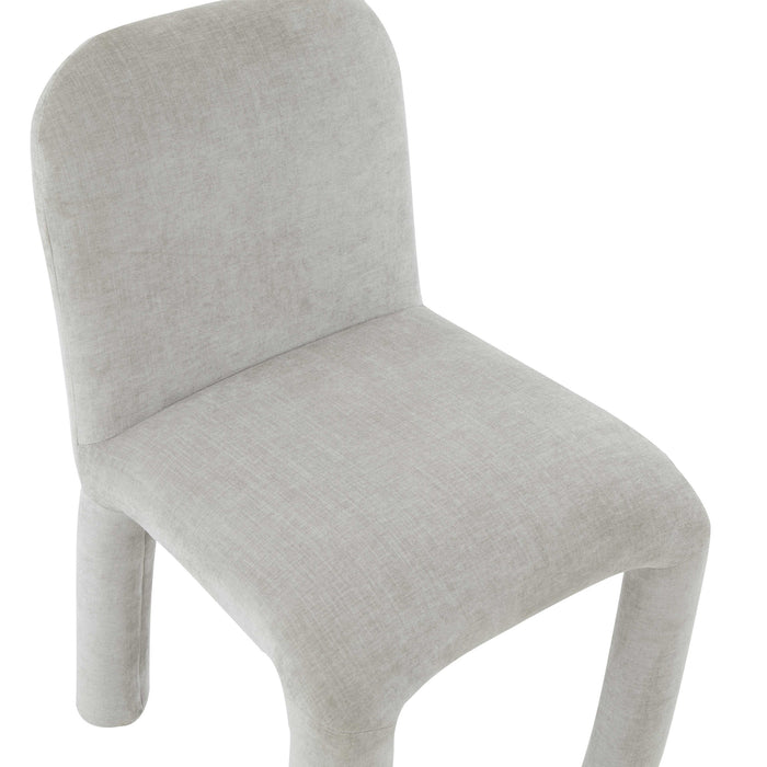 Georgia Light Grey Chenille Dining Chair - UK