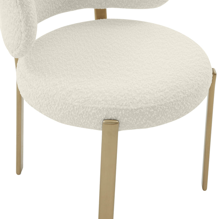 Margaret Cream Boucle Dining Chair - UK