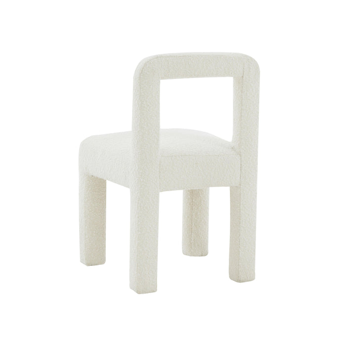 Hazel Cream Boucle Dining Chair - UK