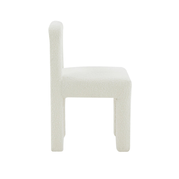 Hazel Cream Boucle Dining Chair - UK