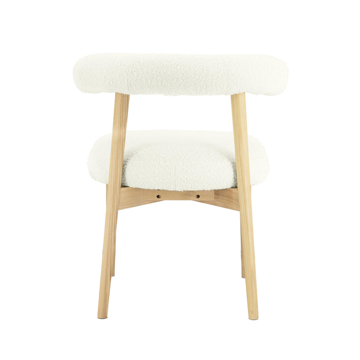 Spara Cream Boucle Side Chair - UK