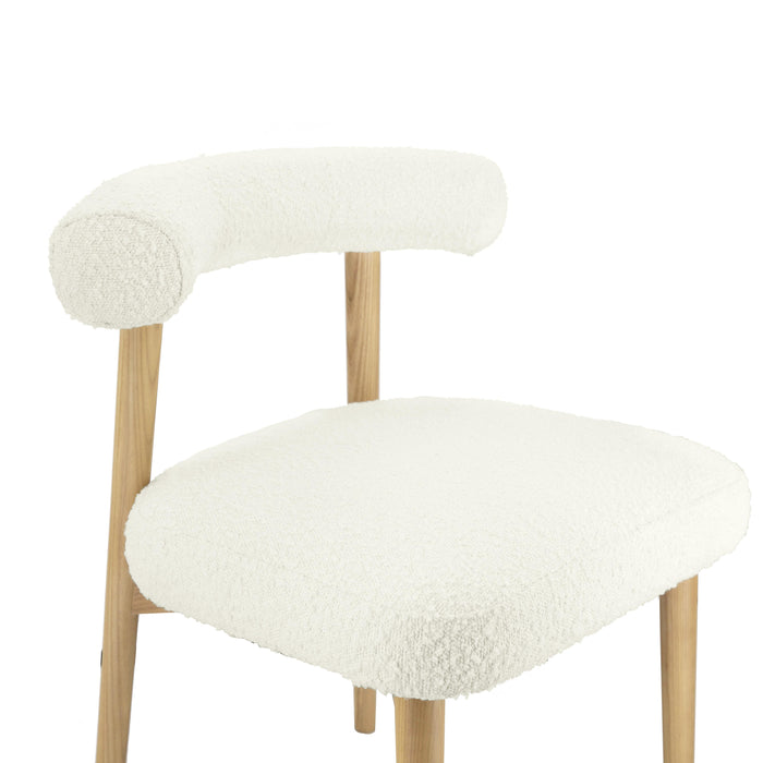 Spara Cream Boucle Side Chair - UK