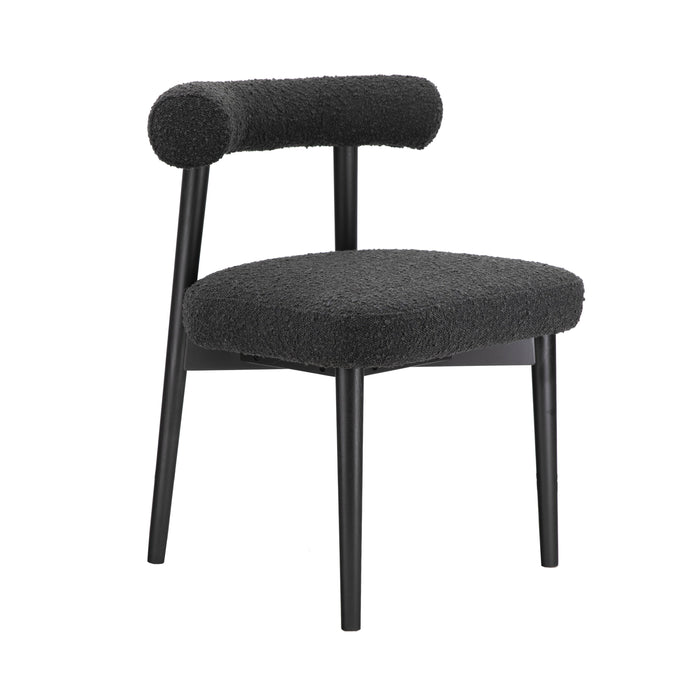 Spara Black Boucle Side Chair - UK