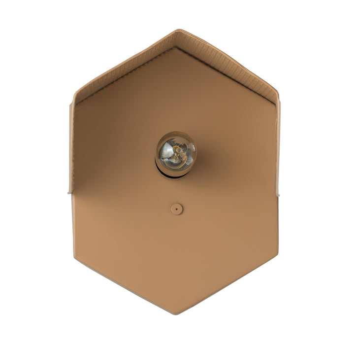Mokhtar Tan Hexagon Wall Sconce