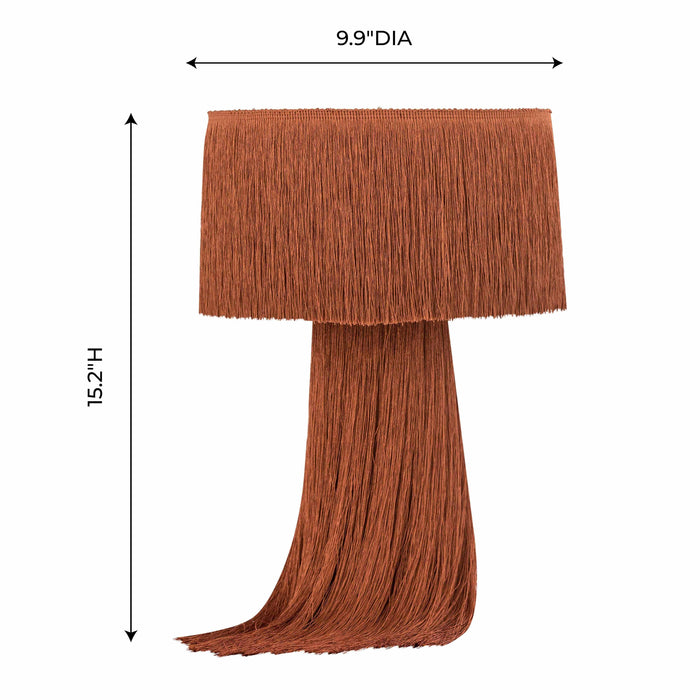 Atolla Brick Tassel Table Lamp - UK
