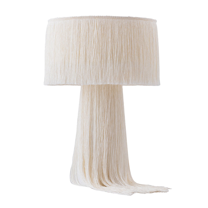 Atolla Cream Tassel Table Lamp - UK