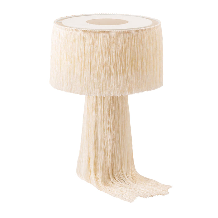 Atolla Cream Tassel Table Lamp - UK