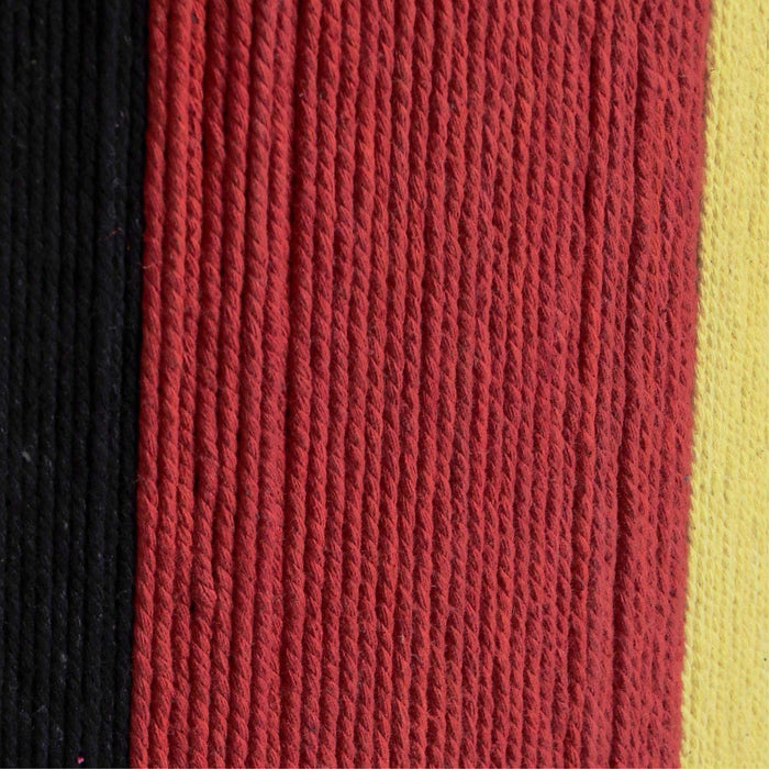 Guinevere Red and Yellow Striped Cotton Table Lamp