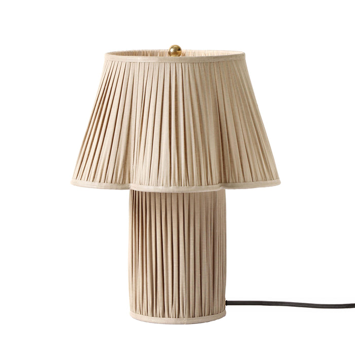 Corrine Beige Linen Table Lamp