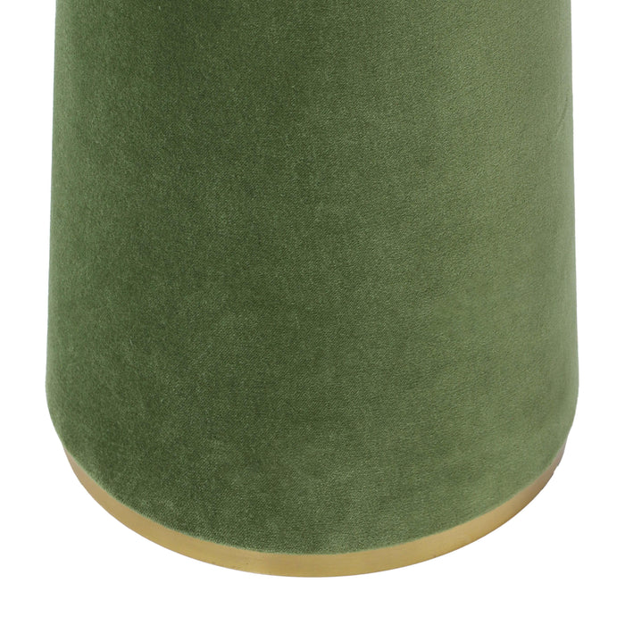 Graham Moss Green Velvet Floor Lamp