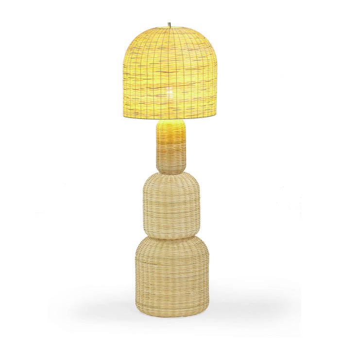 Kootu Natural Rattan Floor Lamp