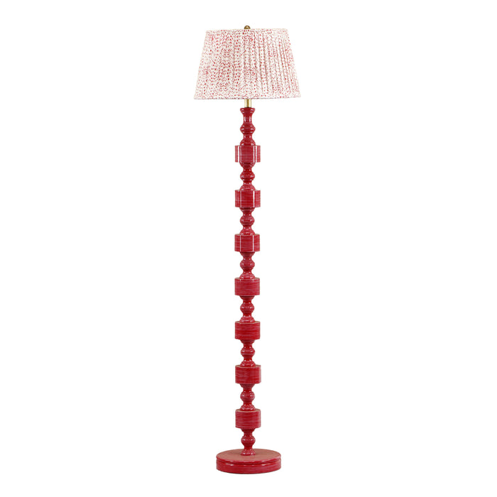Peggy Pink Spotted Floor Lamp - MR ZEE FURNITURE