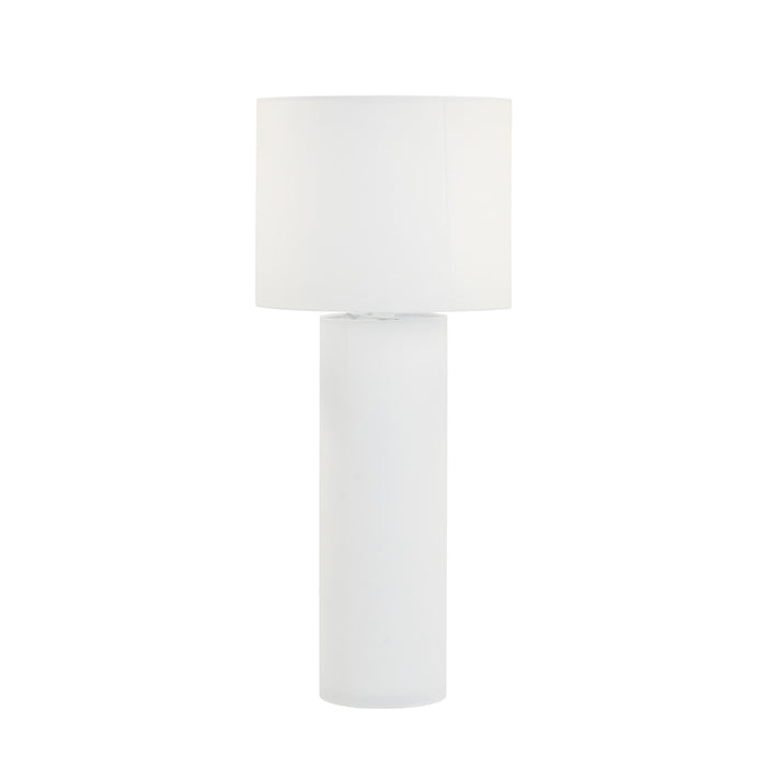 Cleopatra Cream Linen Floor Lamp