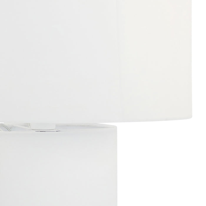 Cleopatra Cream Linen Floor Lamp