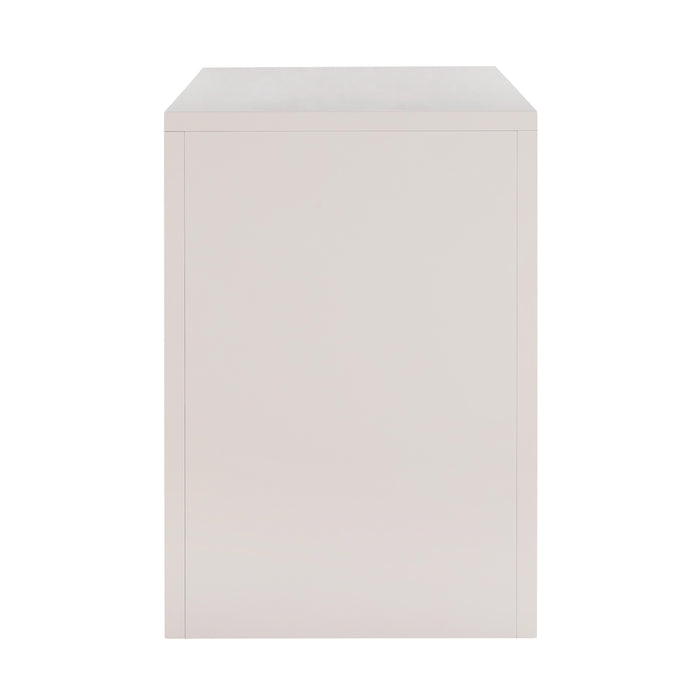 Suzie Cream & Rattan Executive Desk - UK