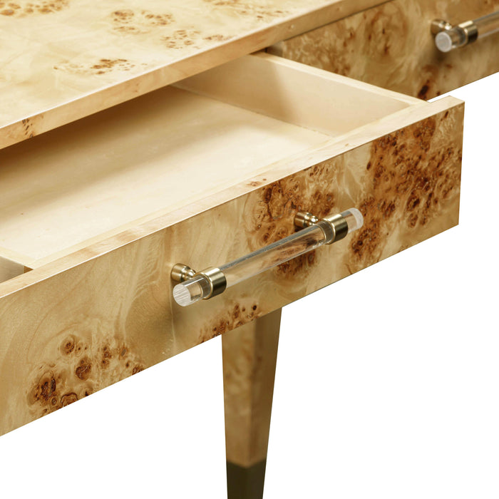 Brandyss Natural Burl Work Desk - UK